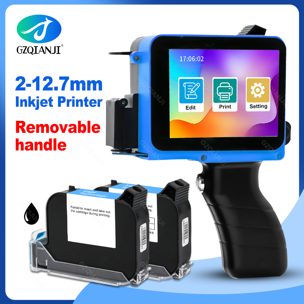 Label Maker - 12,7 mm labelinkjetprinter Handheld printer 600