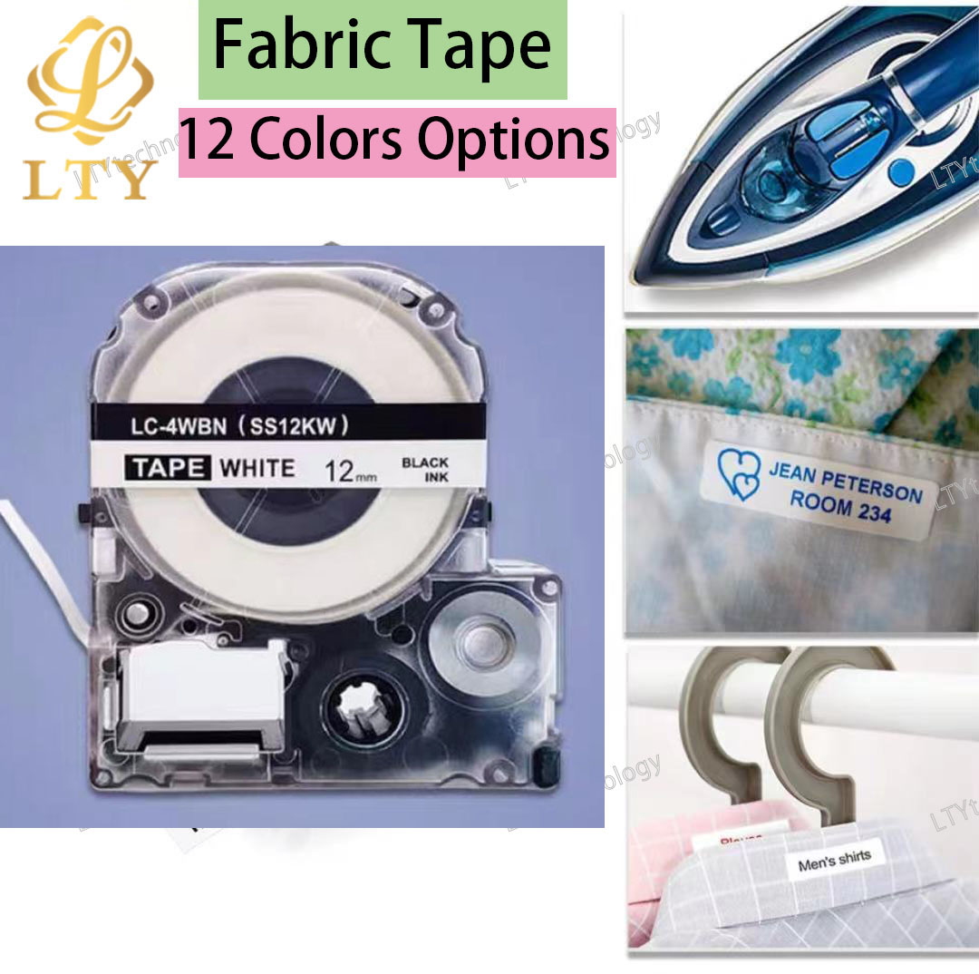 Commercial Fabric Printing Machine - 12Mm Stof Ijzer-On Label Tape Voor