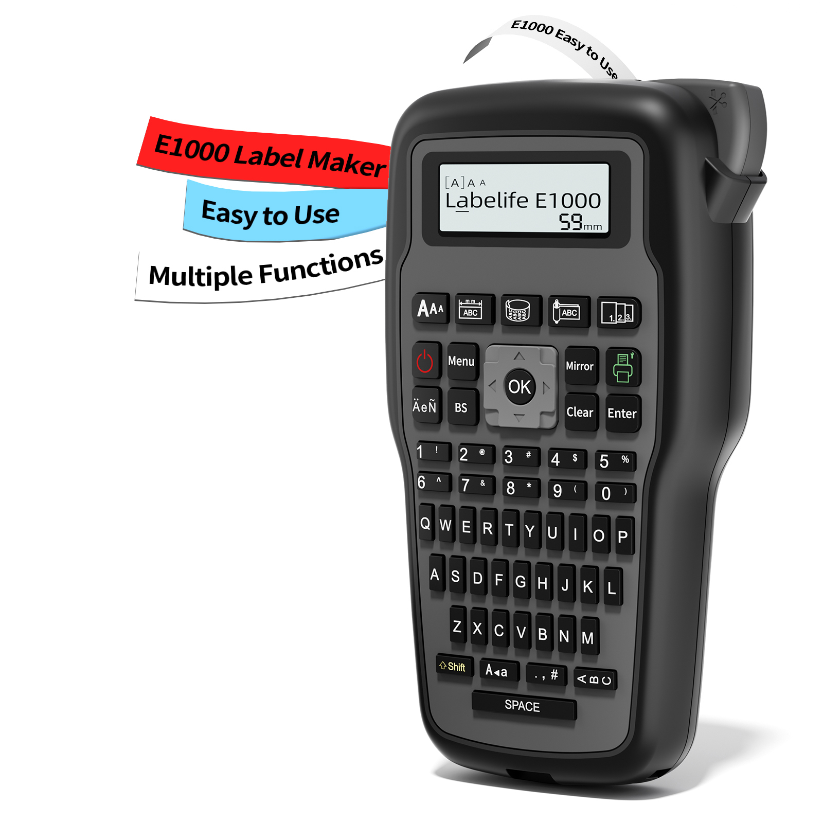 E1000 Pro industriële labelpri - Label Maker recensie en prijs