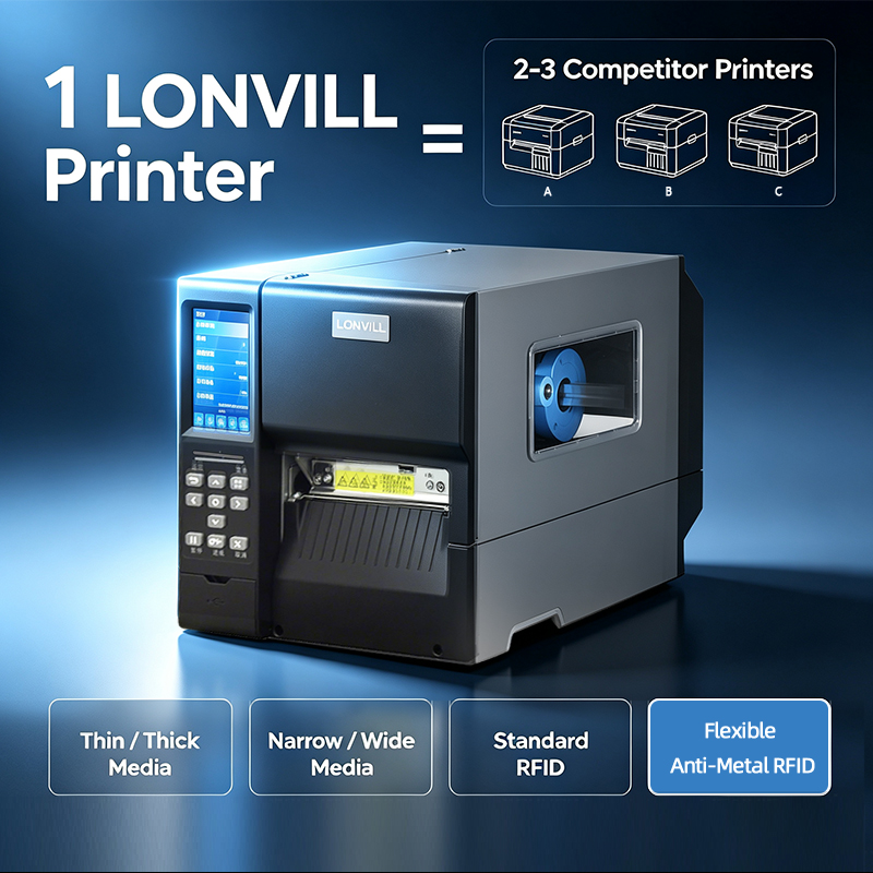 LONVILL: op maat gemaakt RFID- - Barcode Printer recensie en prijs