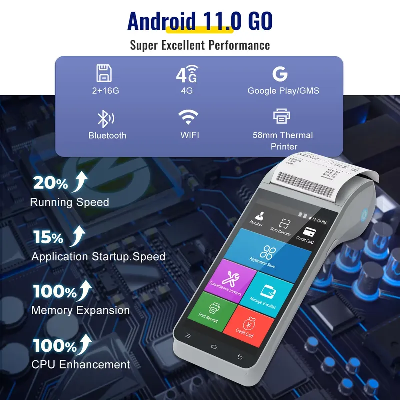 Z91 5,5 inch touchscreen Andro - Receipt Printer recensie en prijs