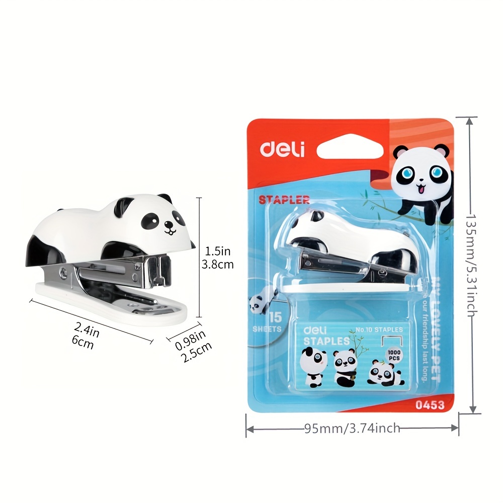 DELI Cartoon Mini Nietmachine  - Stapler Heavy Duty recensie en prijs